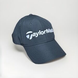 TaylorMade Black Polyester Adjustable Golf Hat Cap